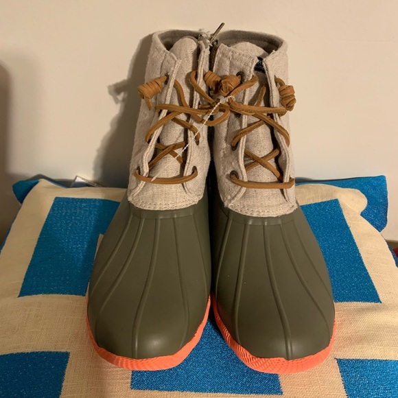 Sperry Shoes - Sperry Olive and Tan Women's Winter Boots